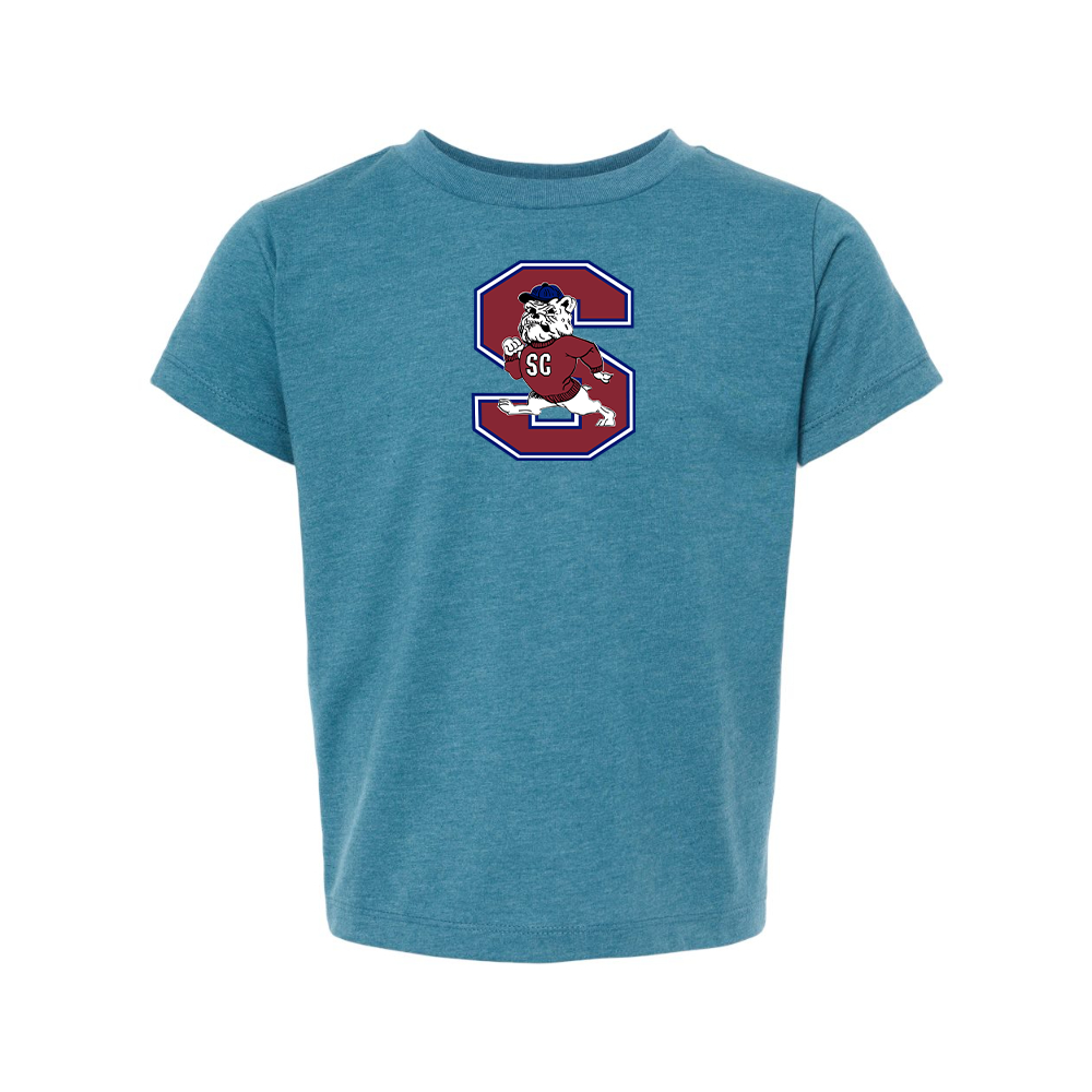 South Carolina State Bulldogs Logo BELLA  CANVAS Toddler Jersey Tee
