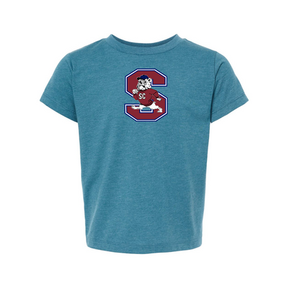 South Carolina State Bulldogs Logo BELLA  CANVAS Toddler Jersey Tee