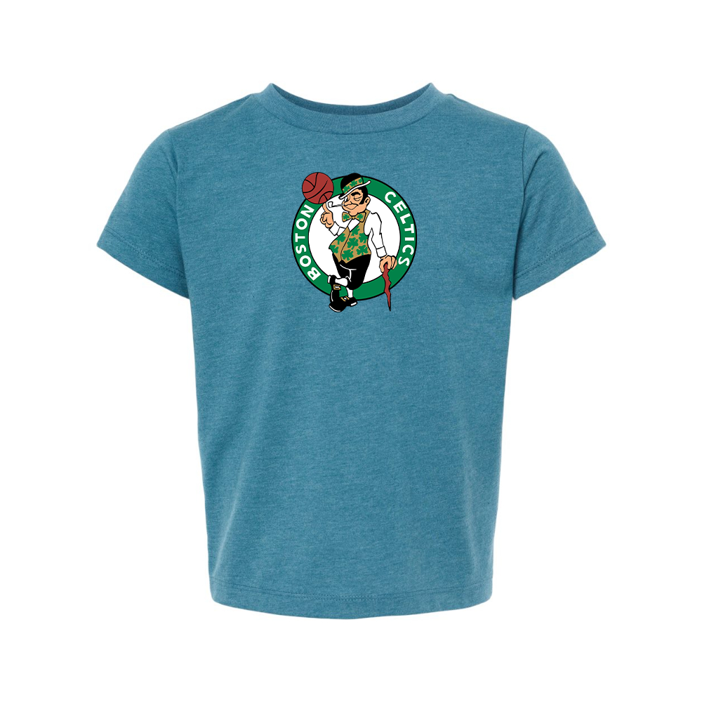 Boston Celtics Logo BELLA  CANVAS Toddler Jersey Tee