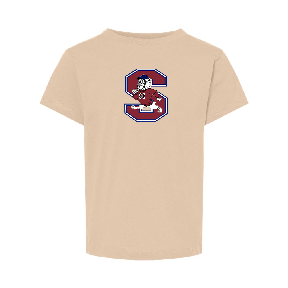 South Carolina State Bulldogs Logo BELLA  CANVAS Toddler Jersey Tee