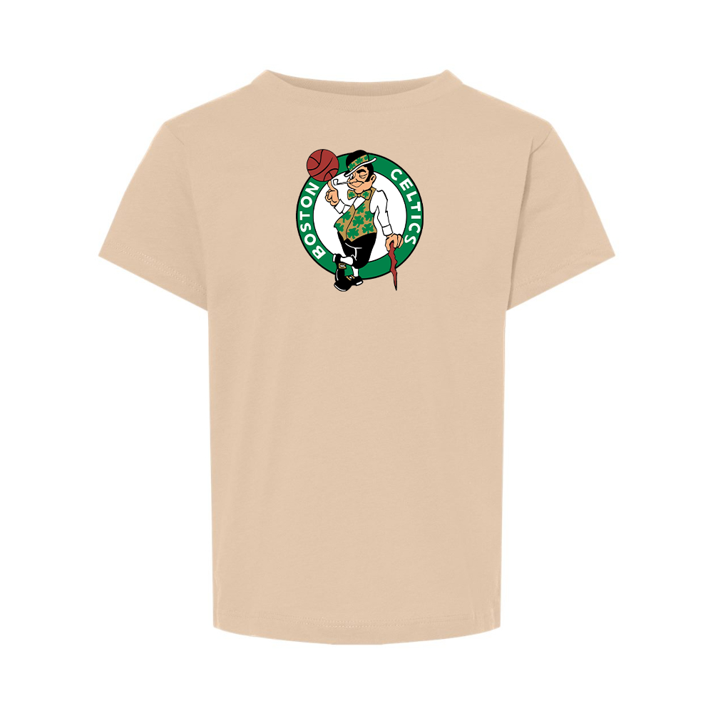 Boston Celtics Logo BELLA  CANVAS Toddler Jersey Tee