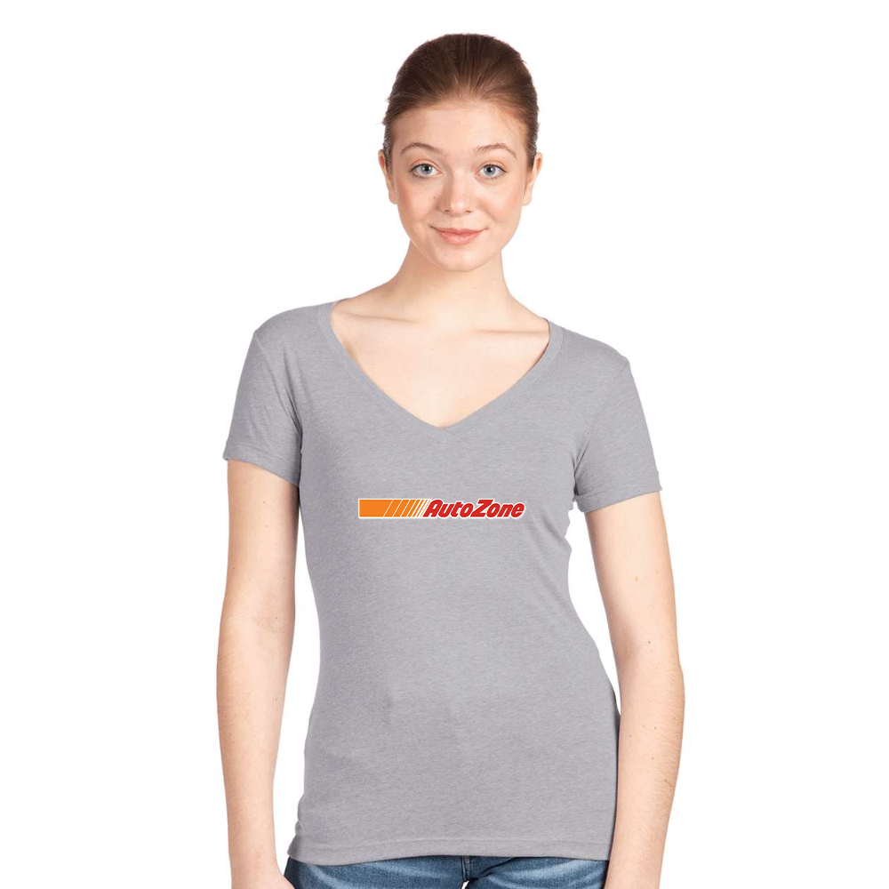 Women's AutoZone Logo Next Level V-Neck T-Shirt