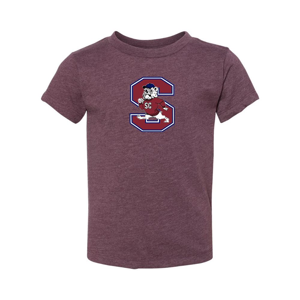 South Carolina State Bulldogs Logo BELLA  CANVAS Toddler Jersey Tee