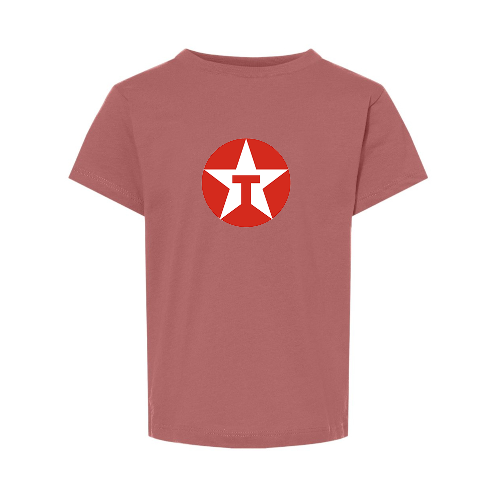 Texaco Logo BELLA  CANVAS Toddler Jersey Tee