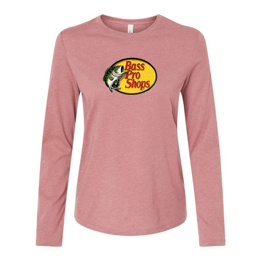 BELLA CANVAS Women’s Bass Pro Shops Logo Jersey Long Sleeve Tee