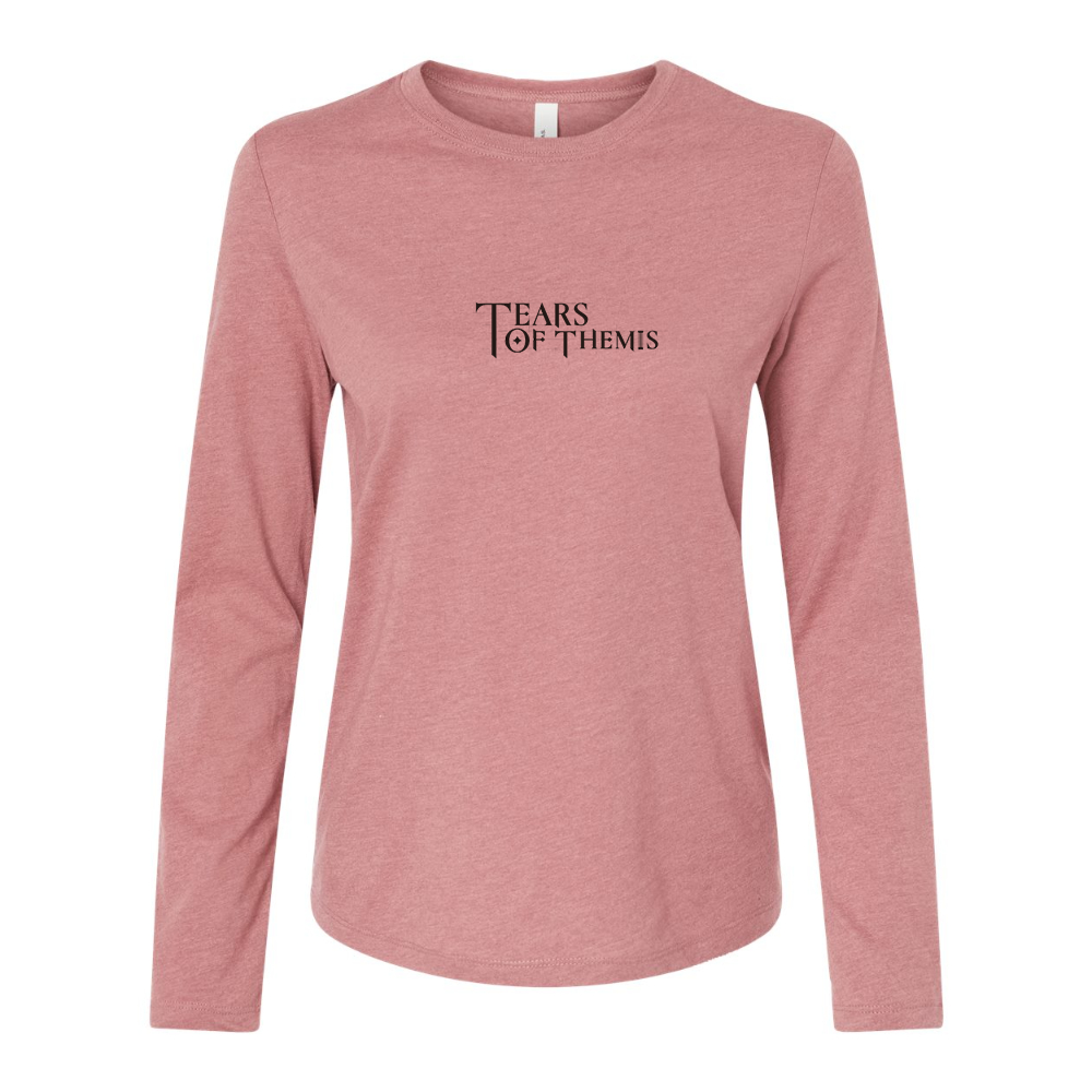 BELLA CANVAS Women’s Tear Of Themis Logo Jersey Long Sleeve Tee