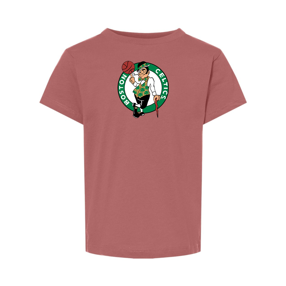 Boston Celtics Logo BELLA  CANVAS Toddler Jersey Tee