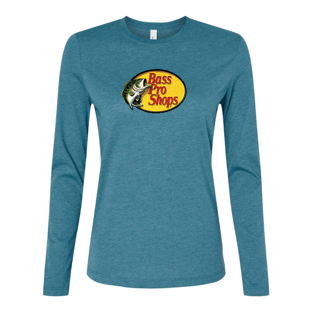 BELLA CANVAS Women’s Bass Pro Shops Logo Jersey Long Sleeve Tee