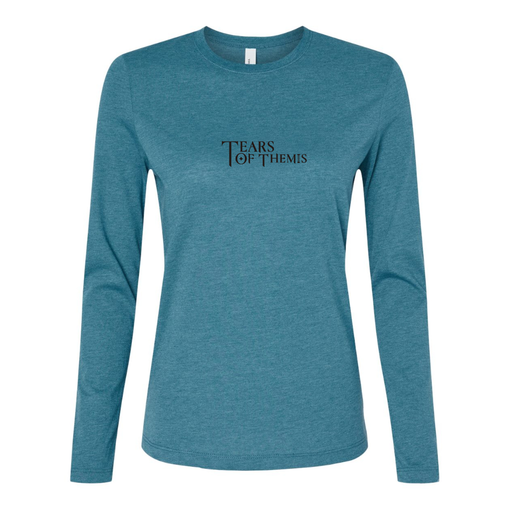 BELLA CANVAS Women’s Tear Of Themis Logo Jersey Long Sleeve Tee
