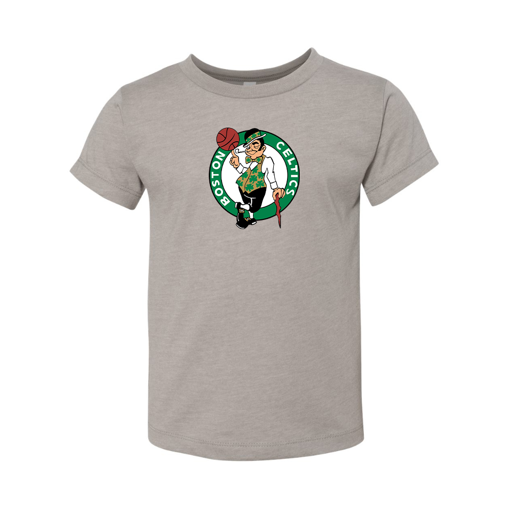 Boston Celtics Logo BELLA  CANVAS Toddler Jersey Tee