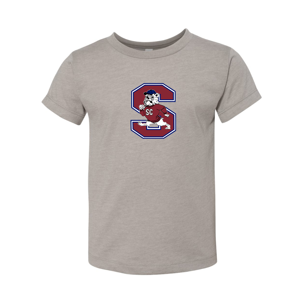 South Carolina State Bulldogs Logo BELLA  CANVAS Toddler Jersey Tee