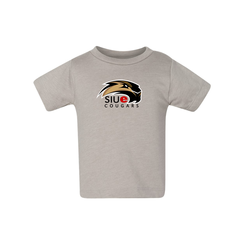 SIU Edwardsville Cougars Logo BELLA CANVAS Infant Jersey Tee