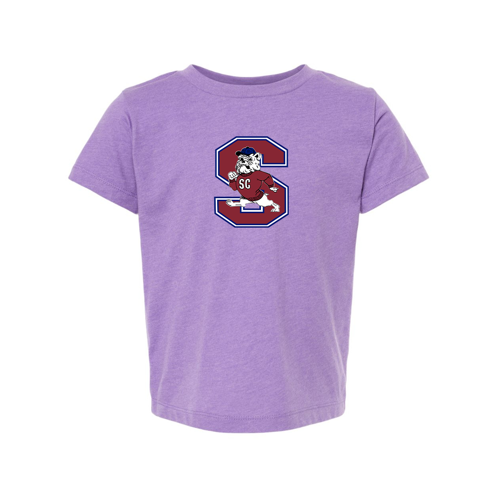 South Carolina State Bulldogs Logo BELLA  CANVAS Toddler Jersey Tee