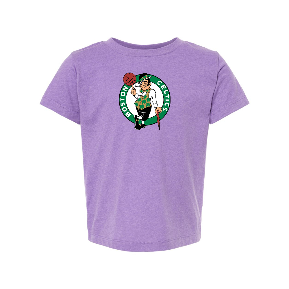 Boston Celtics Logo BELLA  CANVAS Toddler Jersey Tee