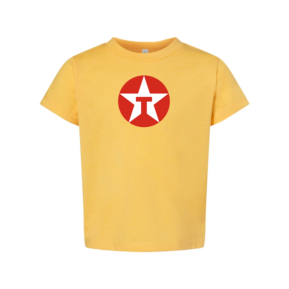 Texaco Logo BELLA  CANVAS Toddler Jersey Tee
