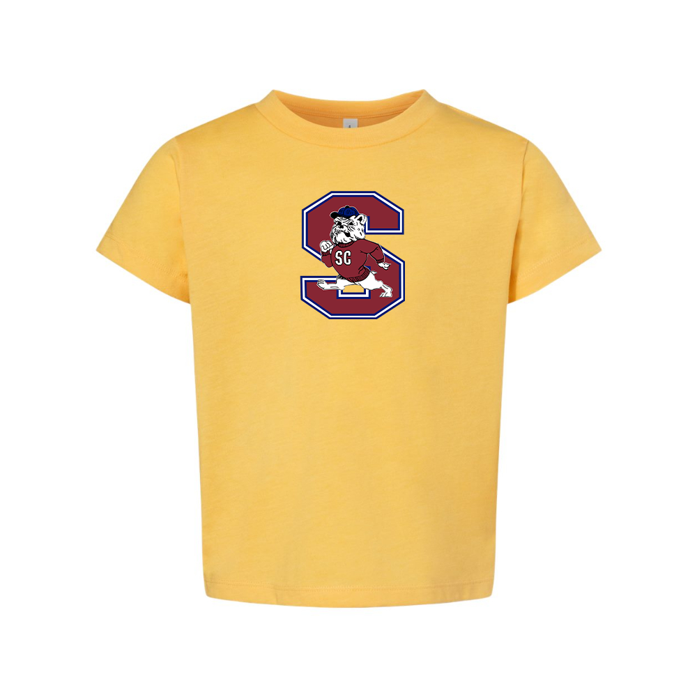 South Carolina State Bulldogs Logo BELLA  CANVAS Toddler Jersey Tee