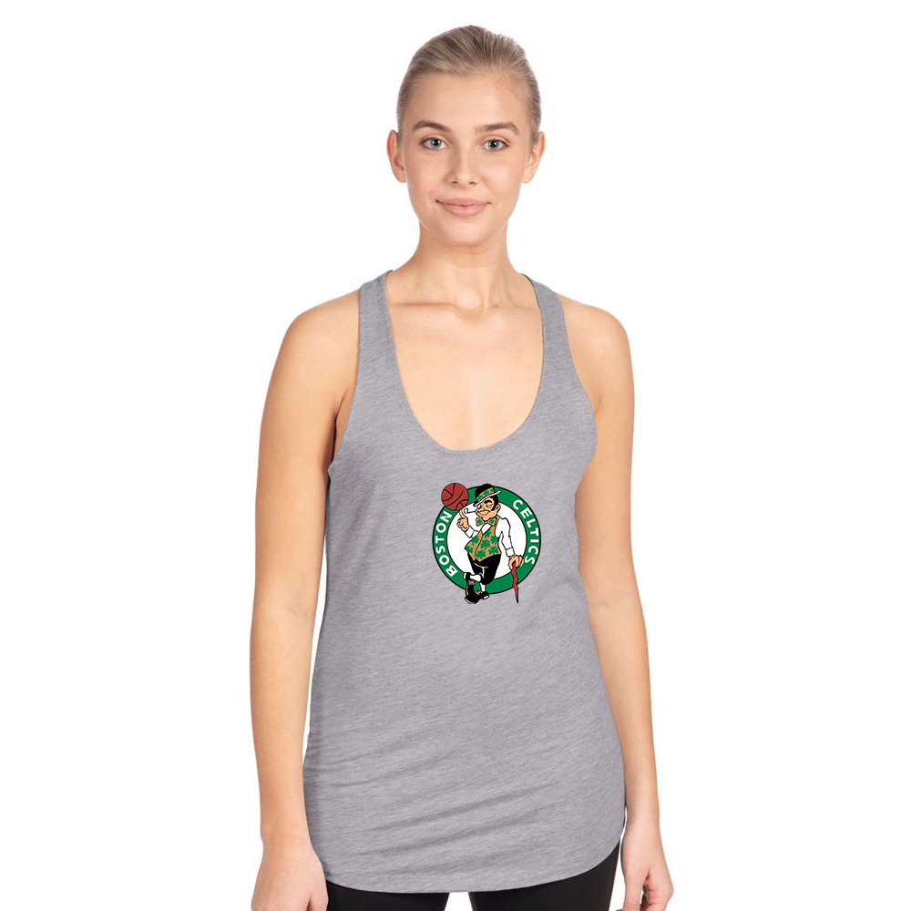 Women's Boston Celtics Logo Next Level Ideal Racerback Tank