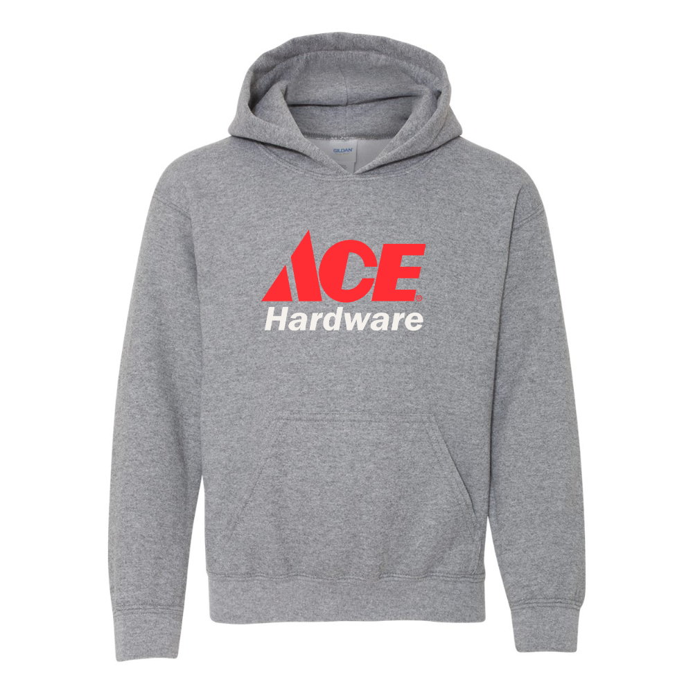 Youth ACE Hardware Logo Gildan Heavy Blend  Hooded Sweatshirt