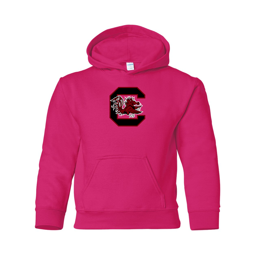Youth South Carolina Gamecocks Logo Gildan Heavy Blend  Hooded Sweatshirt