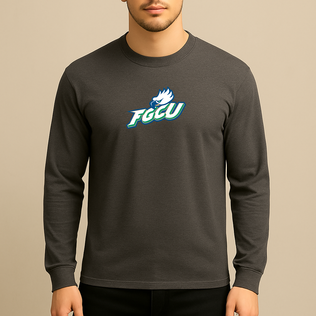 Men's Florida Gulf Coast Eagles Logo Long Sleeve T-Shirt