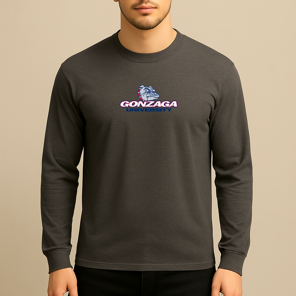 Men's Gonzaga Bulldogs Logo Long Sleeve T-Shirt