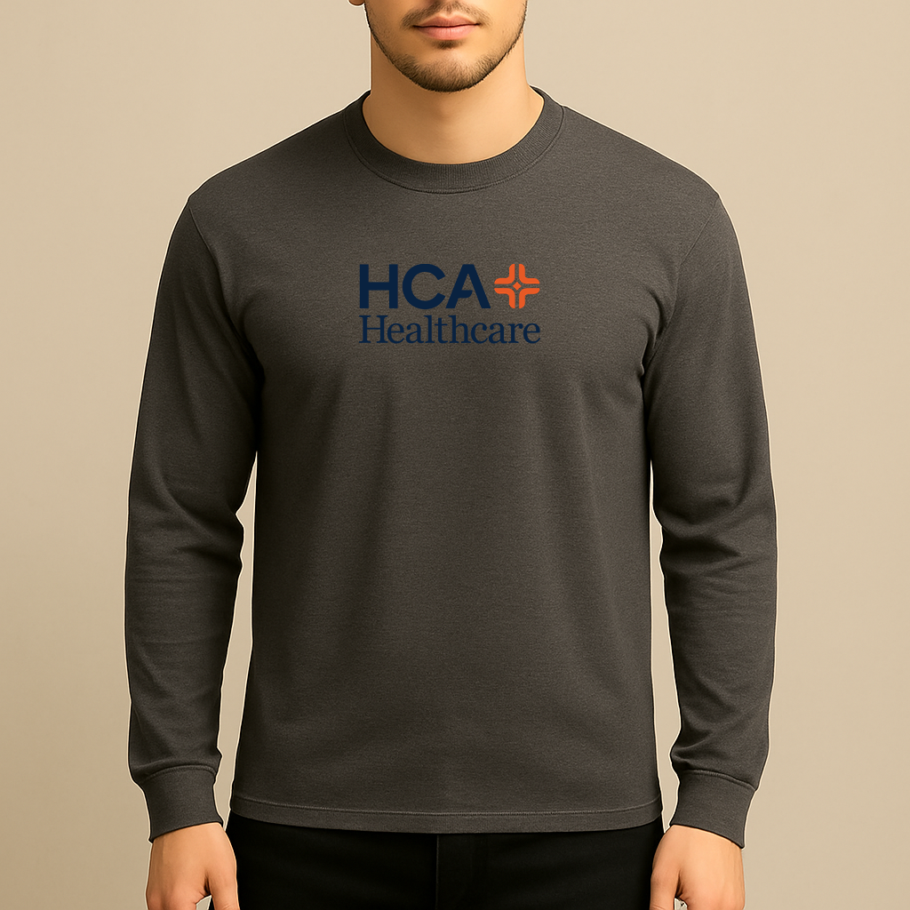 Men's HCA Healthcare Logo Long Sleeve T-Shirt