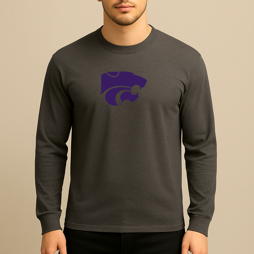 Men's Kansas State Wildcats Logo Long Sleeve T-Shirt