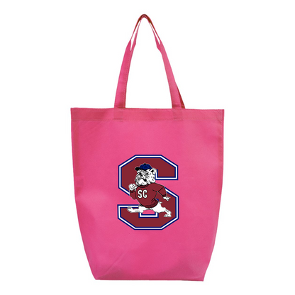 South Carolina State Bulldogs Logo Q-Tees Non-Woven Gusset Bottom Tote