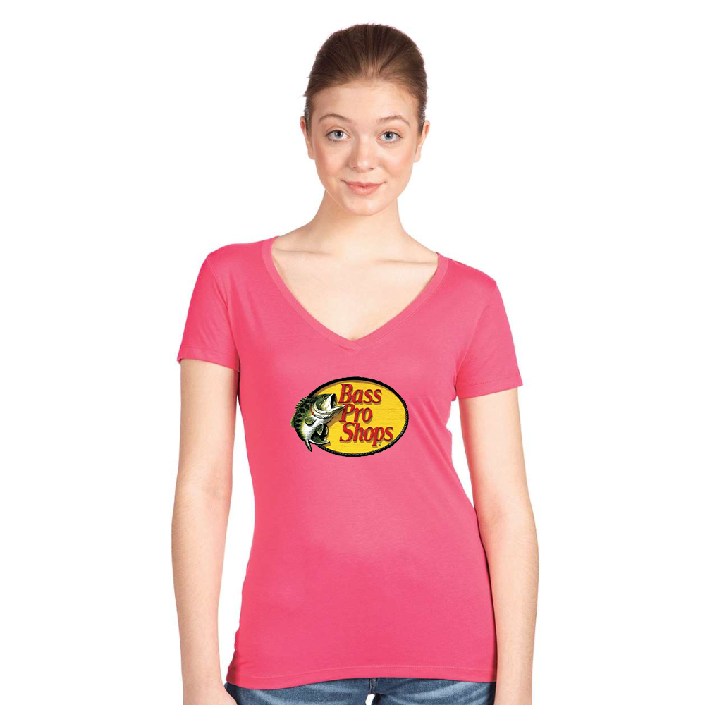 Women's Bass Pro Shops Logo Next Level V-Neck T-Shirt