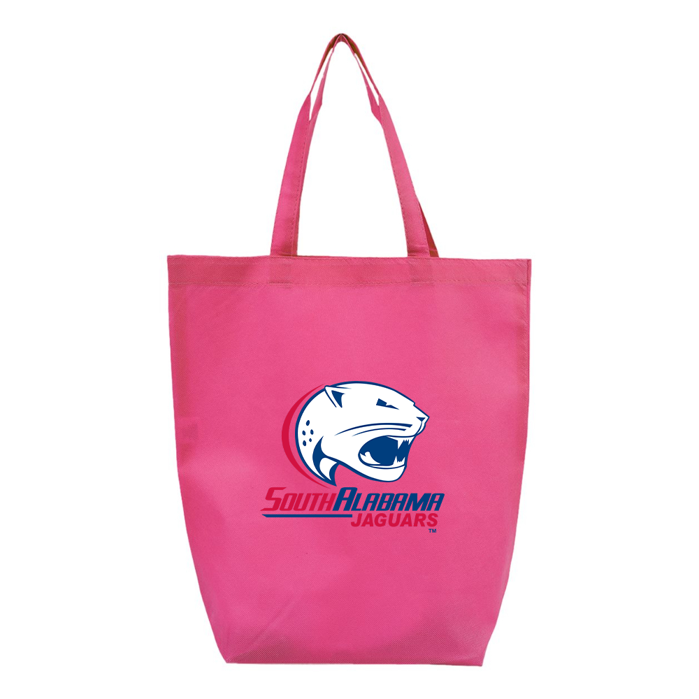 South Alabama Jaguars Logo Q-Tees Non-Woven Gusset Bottom Tote