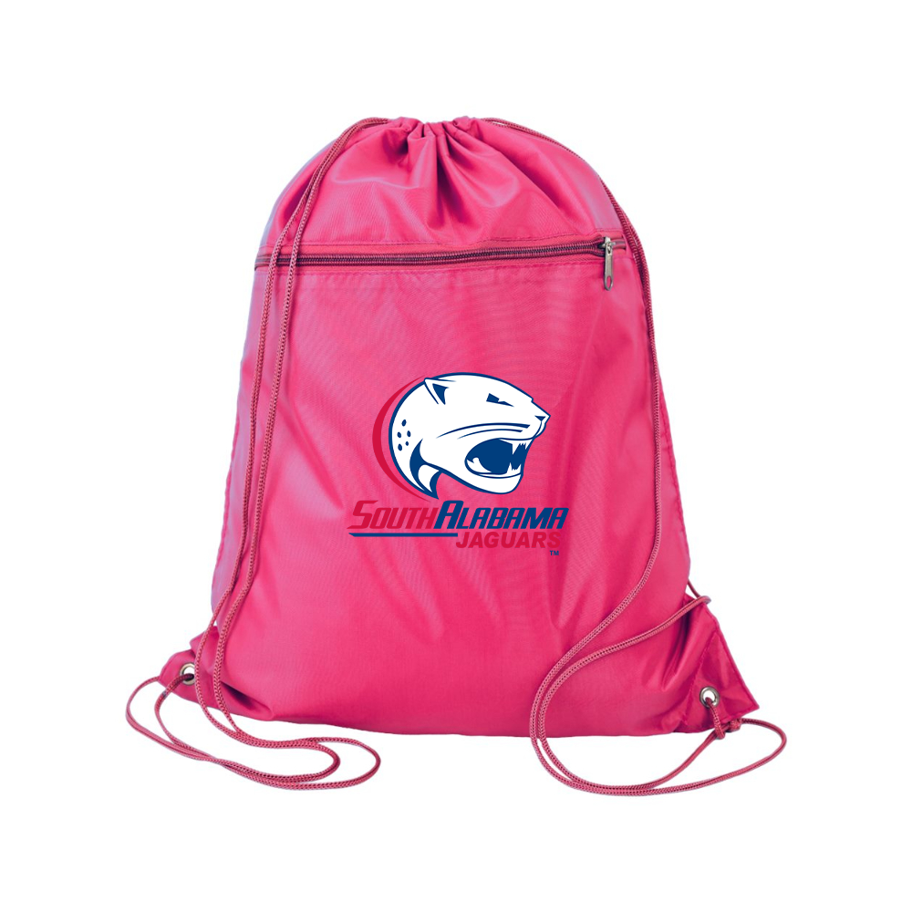 South Alabama Jaguars Logo Q-Tees - Polyester Cinchpack