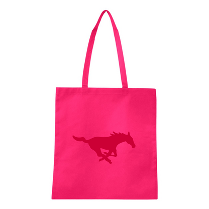 SMU Mustangs Logo Q-Tees Non-Woven  Tote