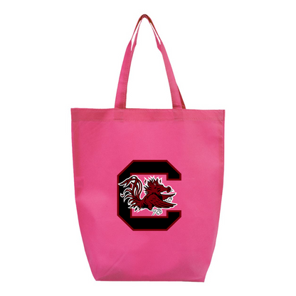 South Carolina Gamecocks Logo Q-Tees Non-Woven Gusset Bottom Tote