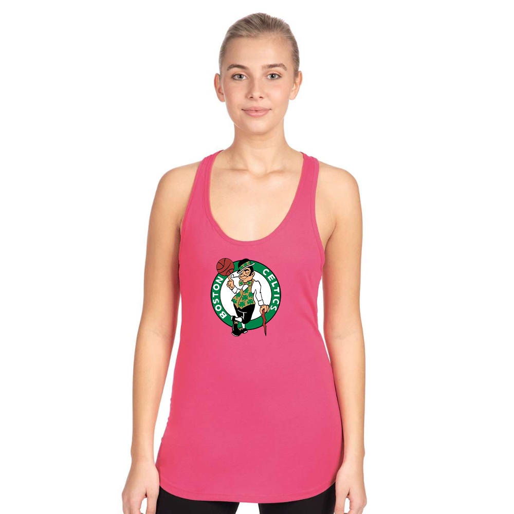 Women's Boston Celtics Logo Next Level Ideal Racerback Tank