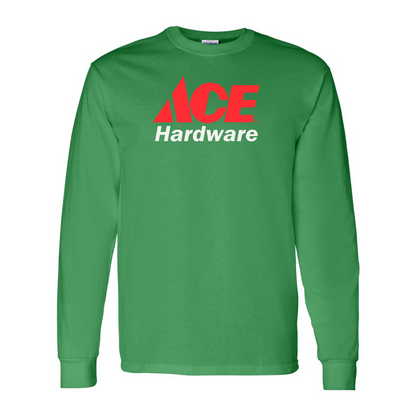 Men's ACE Hardware Logo Gildan Heavy Cotton Long Sleeve T-Shirt