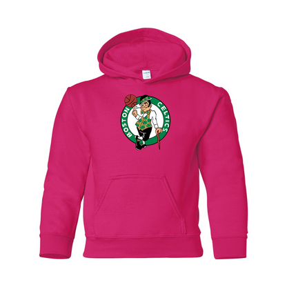 Youth Boston Celtics Logo Gildan Heavy Blend  Hooded Sweatshirt