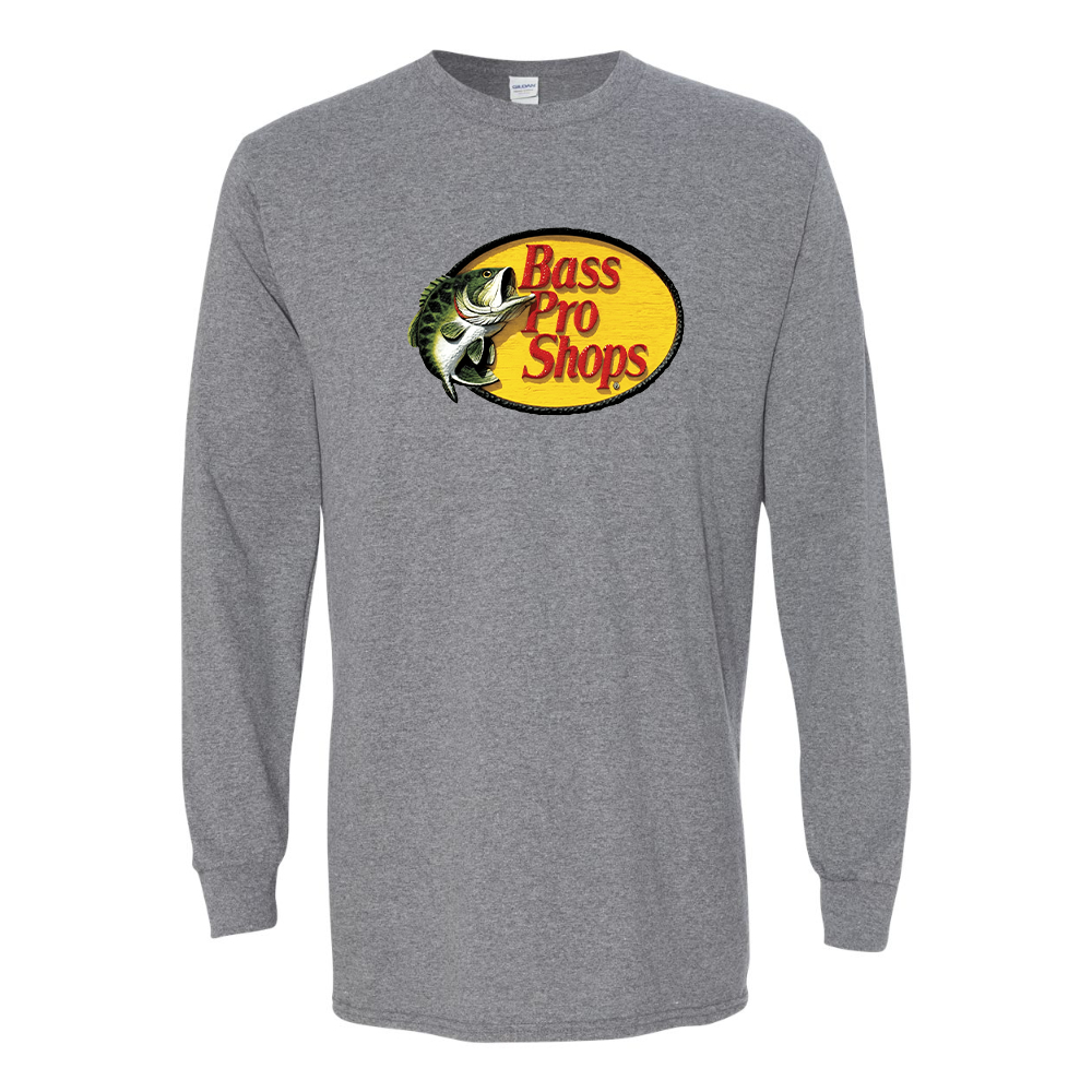 Men's Bass Pro Shops Logo Gildan Heavy Cotton Long Sleeve T-Shirt