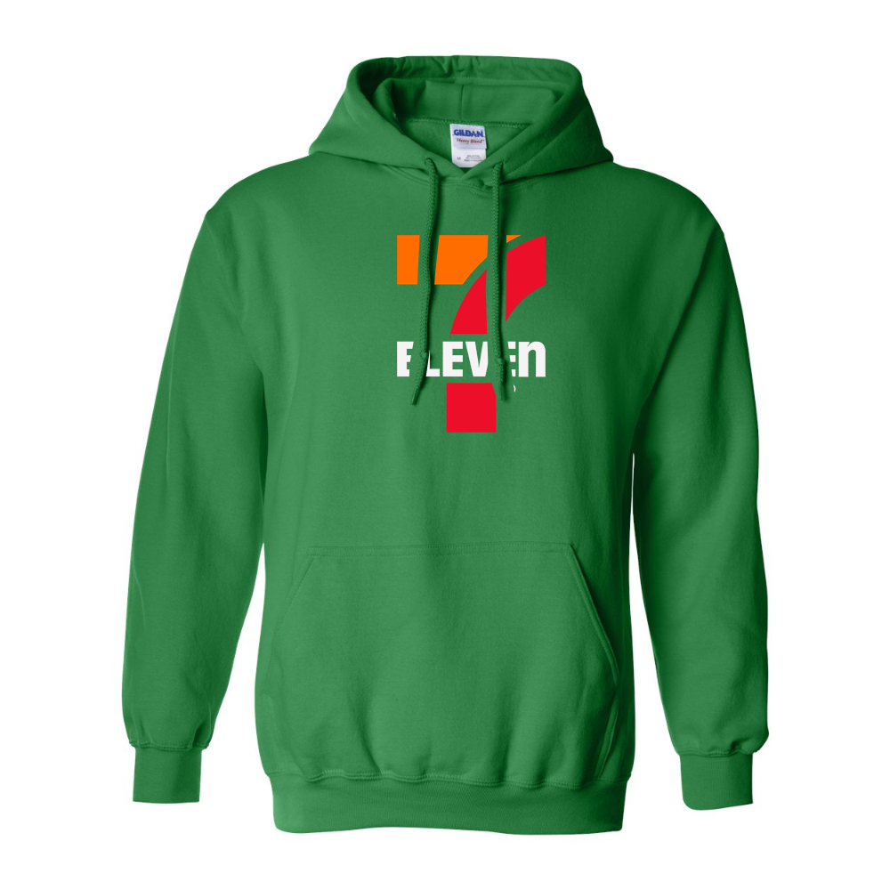 Men's 7 Eleven Logo Gildan  Heavy Blend Hooded Sweatshirt