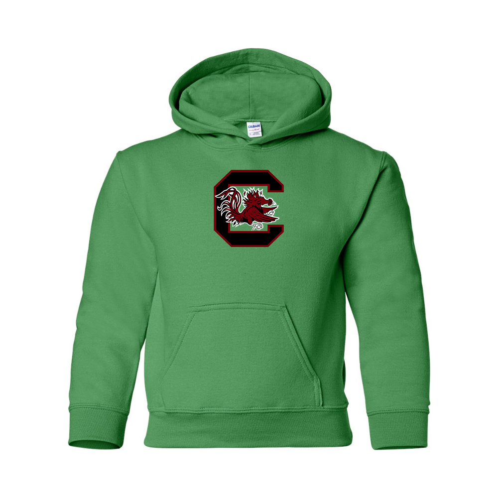 Youth South Carolina Gamecocks Logo Gildan Heavy Blend  Hooded Sweatshirt