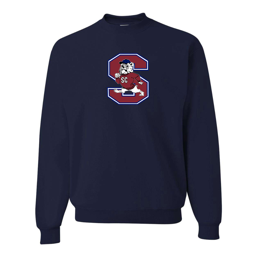 Men's South Carolina State Bulldogs Logo JERZEES NuBlend Crewneck Sweatshirt