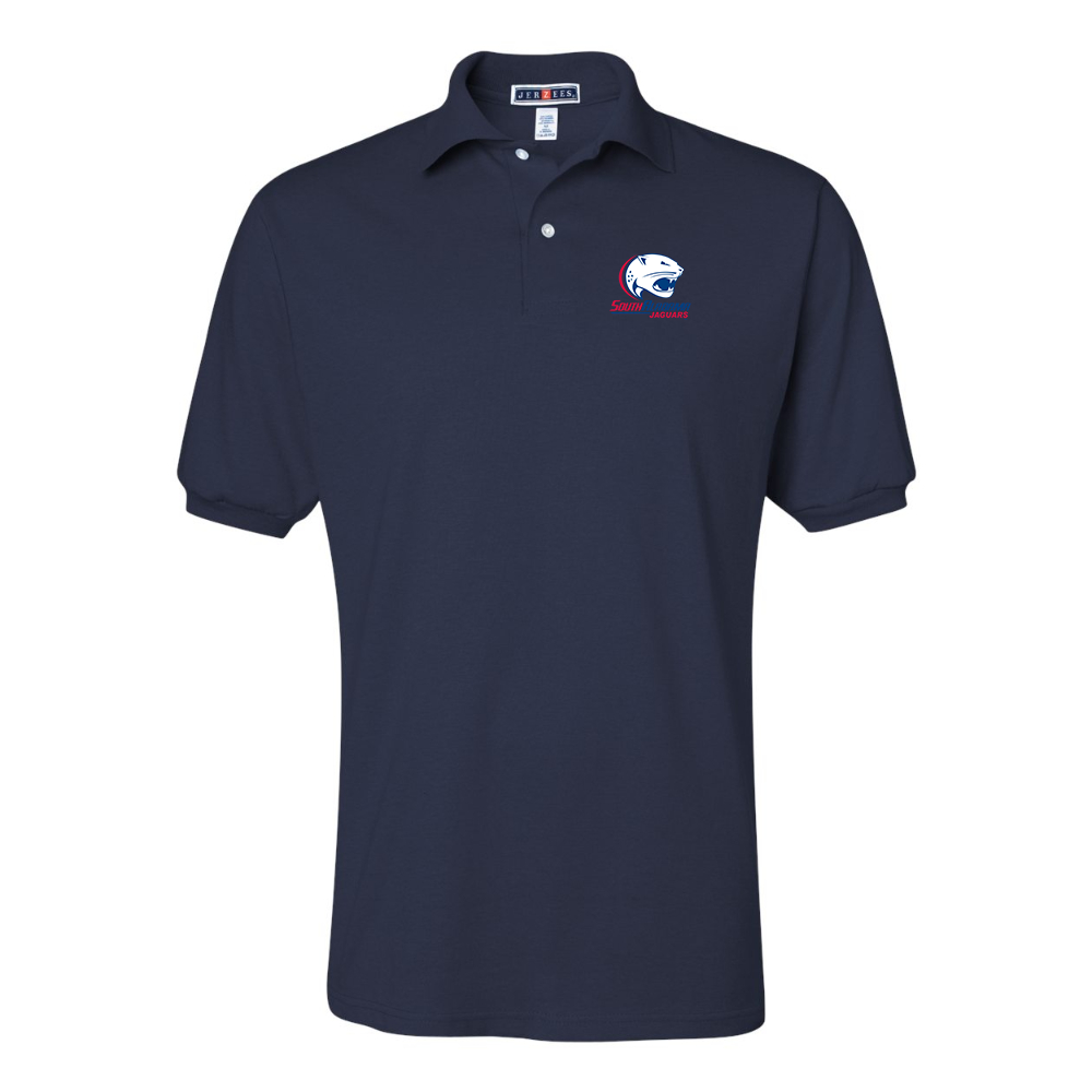 Men's South Alabama Jaguars Logo JERZEES  SpotShield polo
