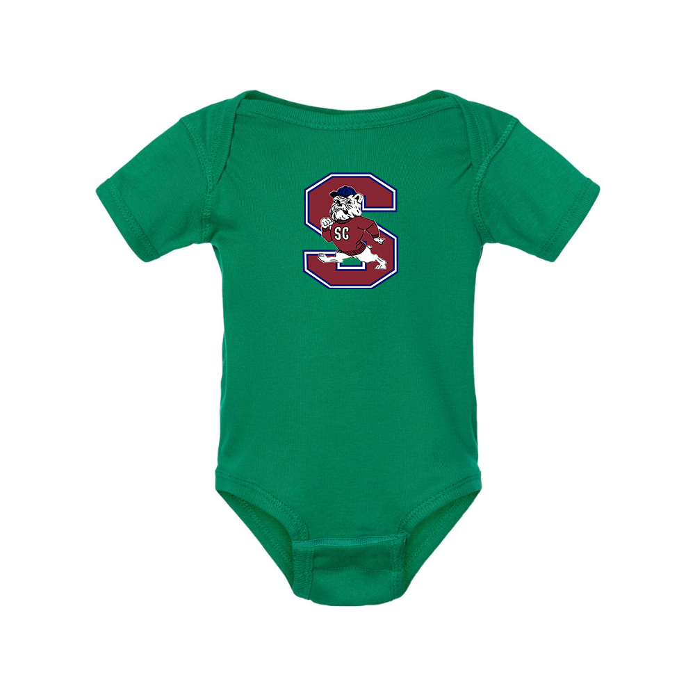 South Carolina State Bulldogs Logo Rabbit Skins Infant Baby Rib Bodysuit