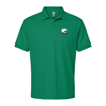 Men's South Alabama Jaguars Logo Gildan Dry Blend Jersey Polo