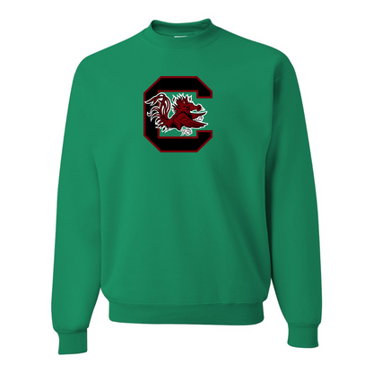 Men's South Carolina Gamecocks Logo  JERZEES NuBlend Crewneck Sweatshirt