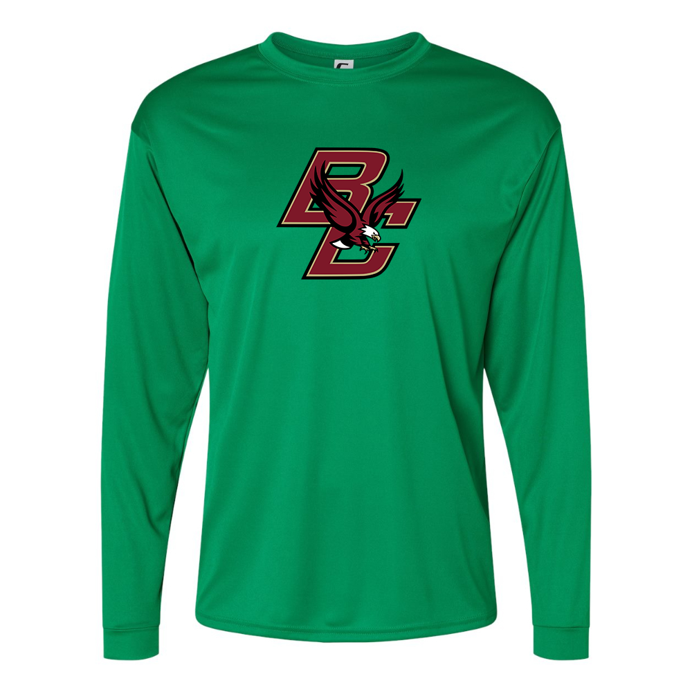 Men's Boston College Eagles Polyester Long Sleeve T-Shirt