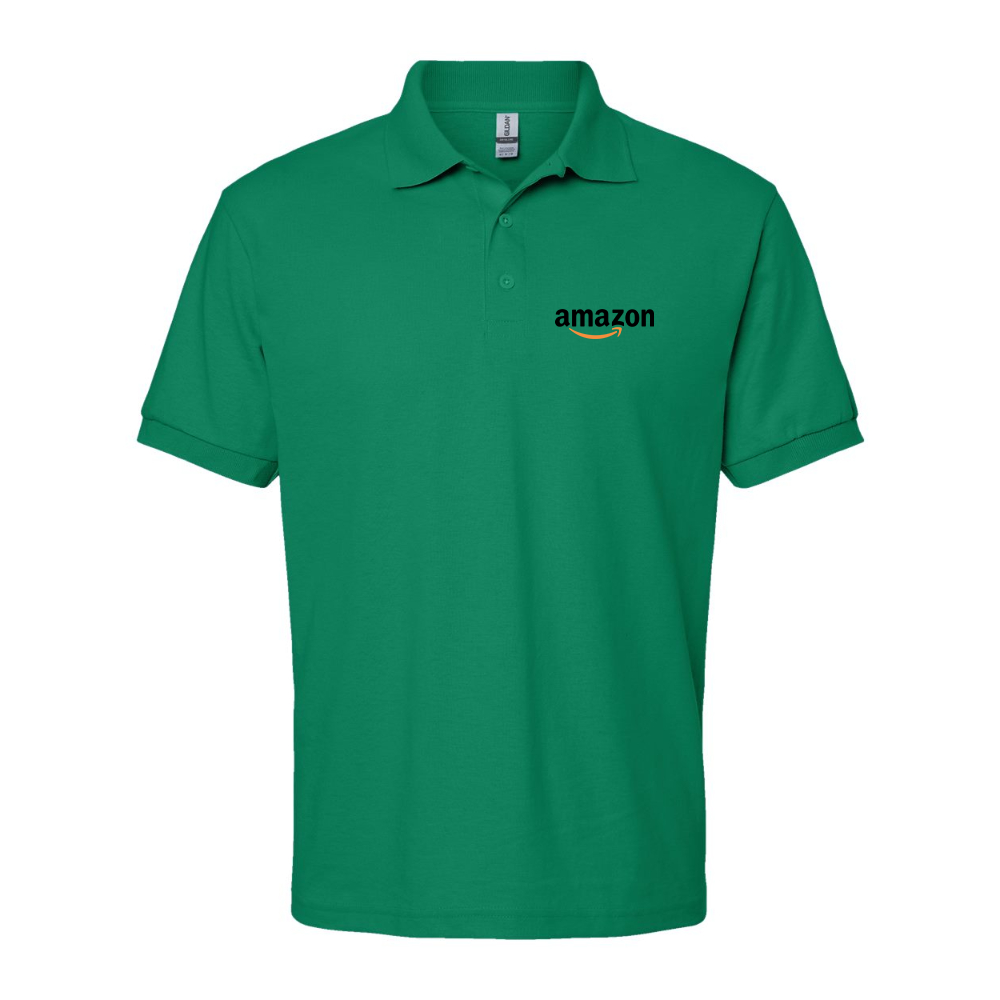 Men's Amazon Logo Gildan Dry Blend Jersey Polo