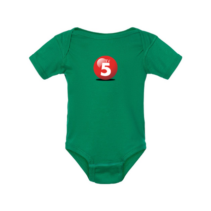 ABC TV5 Logo Rabbit Skins Infant Baby Rib Bodysuit