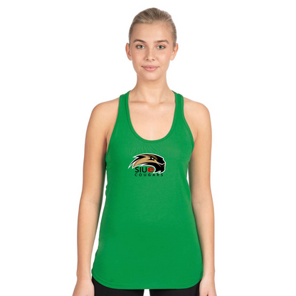 Women's SIU Edwardsville Cougars Logo Next Level Ideal Racerback Tank