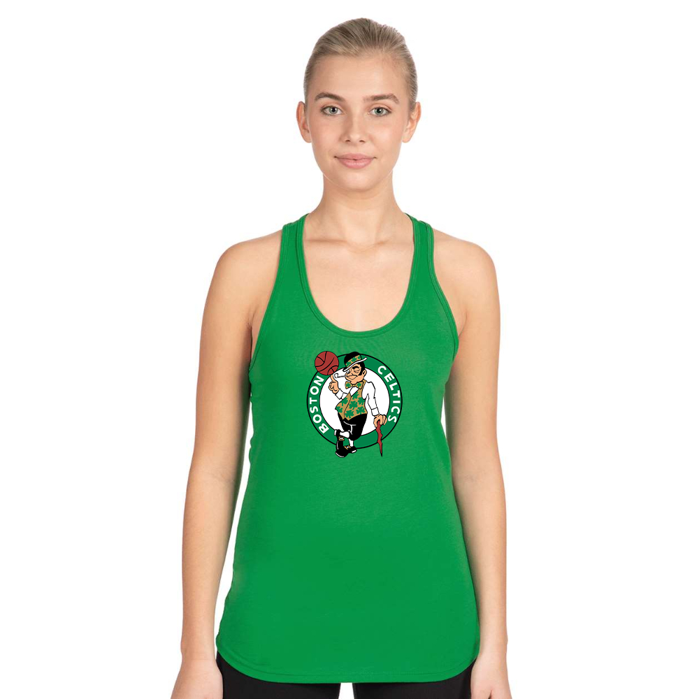Women's Boston Celtics Logo Next Level Ideal Racerback Tank