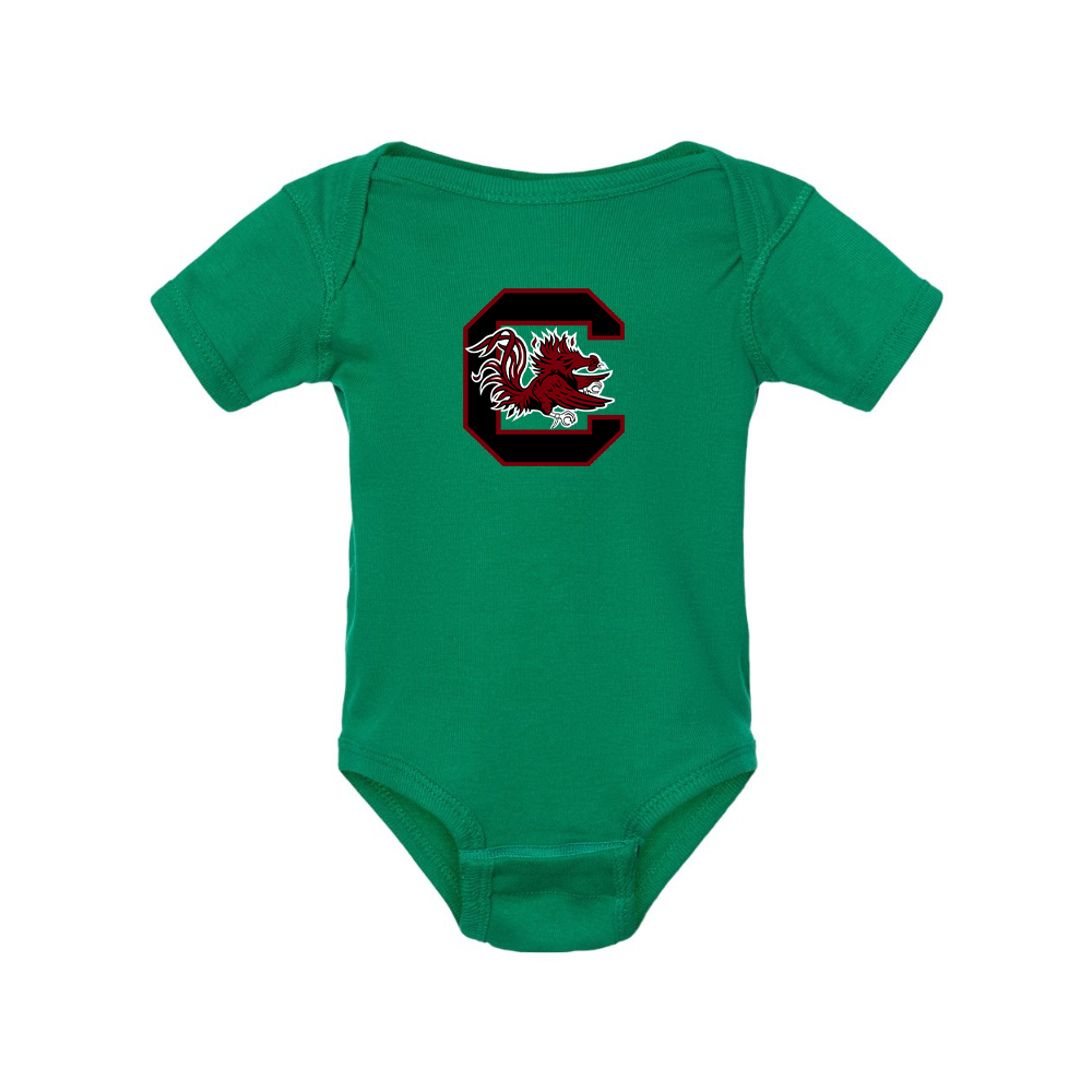 South Carolina Gamecocks Logo Rabbit Skins Infant Baby Rib Bodysuit